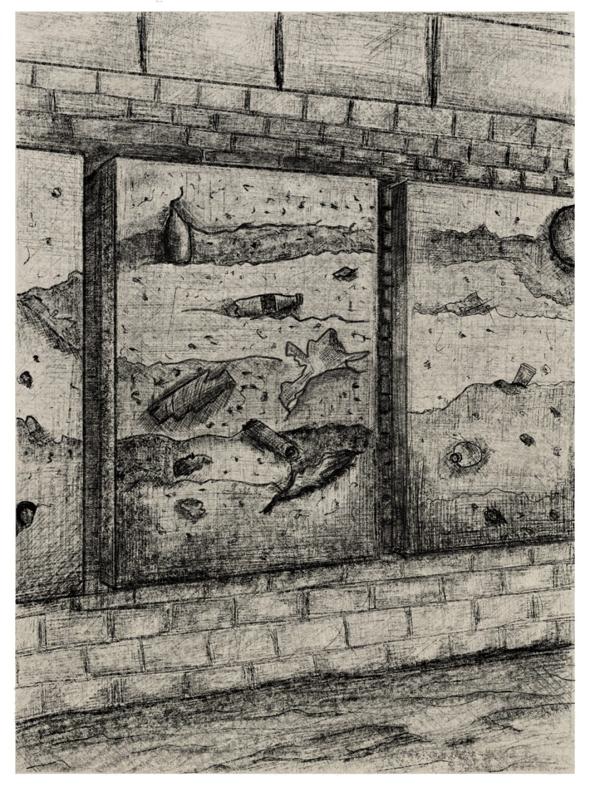 Concept tekening waterweg