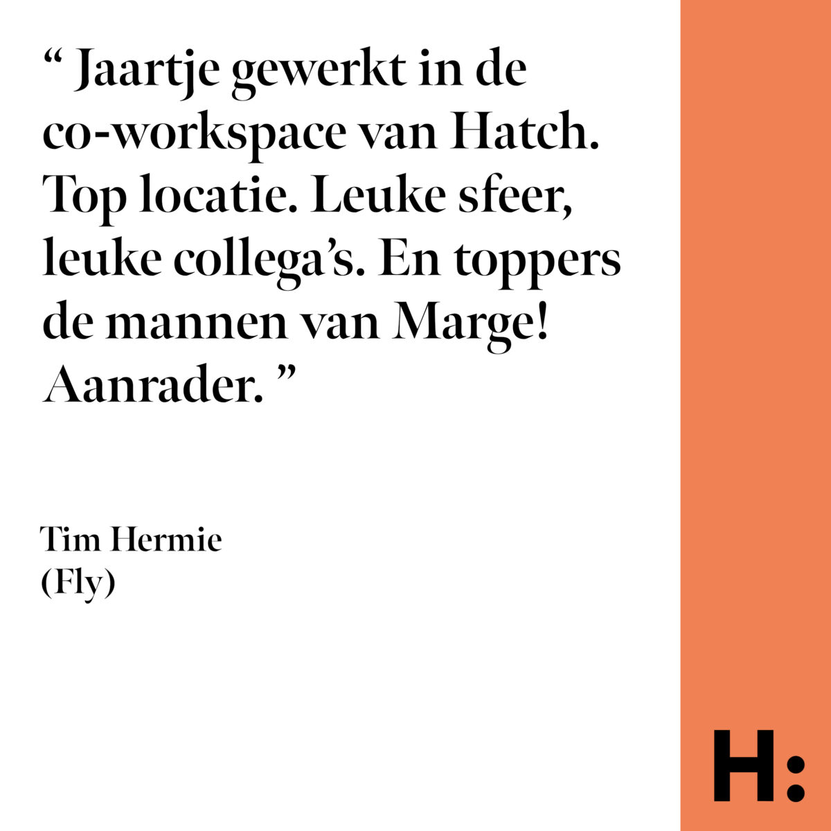 Tim Hermie recensie